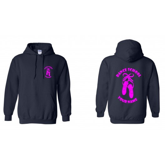 Personalised Dance School Hoodie - Ballet Shoes