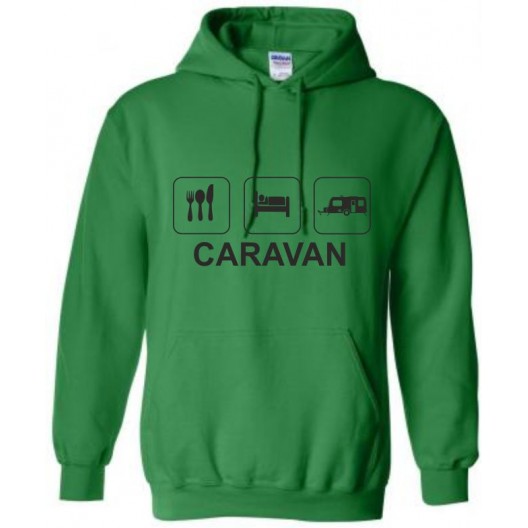 Eat Sleep Caravan Hoodie