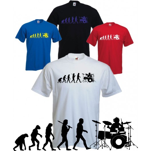 Evolution of Drumming T-Shirt