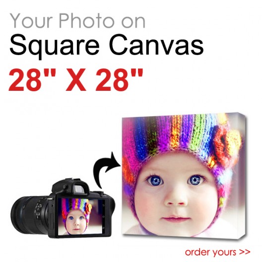 Canvas Print Square 28 x 28