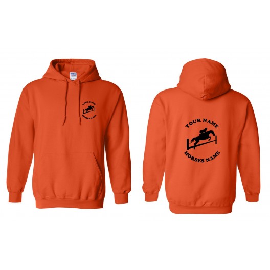 Horse Personalised Kids Hoodie - Jumping
