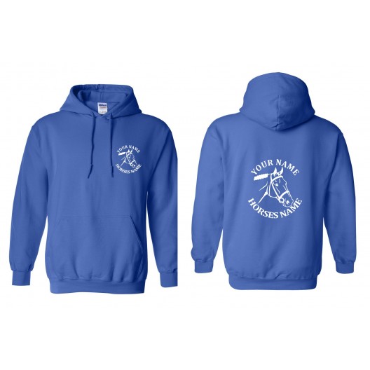 Horse Personalised Kids Hoodie - Horse Head