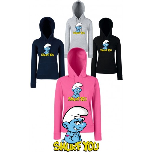 Womens Smurf You Hoodie